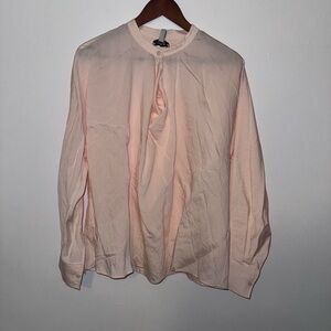 COS Men's Light Pink Long Sleeve Shirt